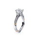 Verragio Three-Stone Oval Engagement Ring