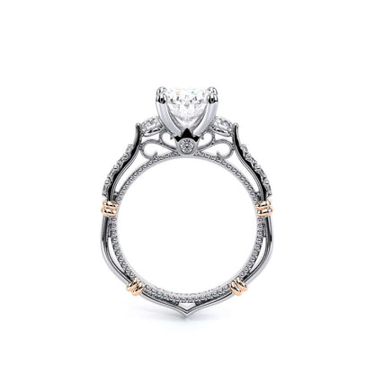 Verragio Three-Stone Oval Engagement Ring
