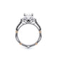 Verragio Three-Stone Oval Engagement Ring