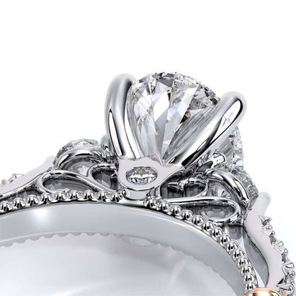 Verragio Three-Stone Oval Engagement Ring