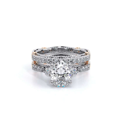 Verragio Three-Stone Oval Engagement Ring
