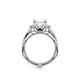 Verragio Three-Stone Oval Engagement Ring