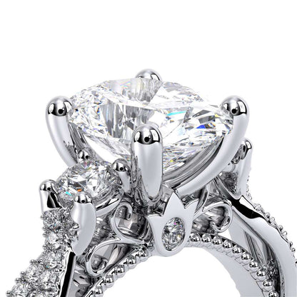 Verragio Three-Stone Oval Engagement Ring