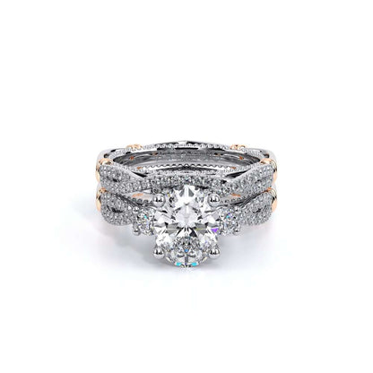Verragio Three-Stone Oval Engagement Ring