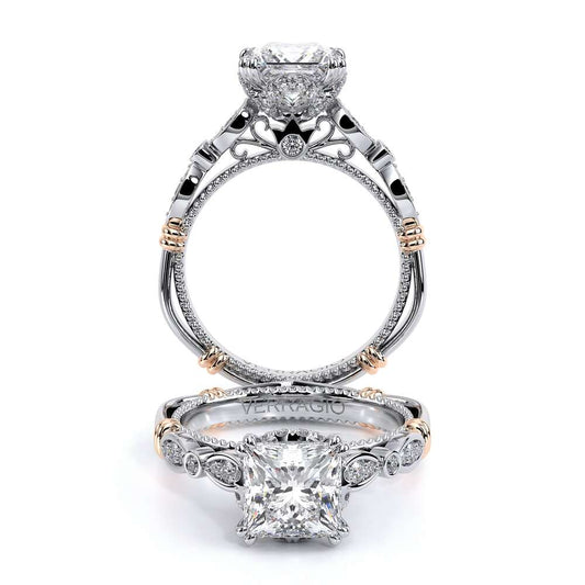 Verragio Halo Princess Engagement Ring