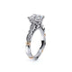Verragio Halo Princess Engagement Ring