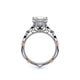 Verragio Halo Princess Engagement Ring