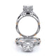 Verragio Halo Princess Engagement Ring