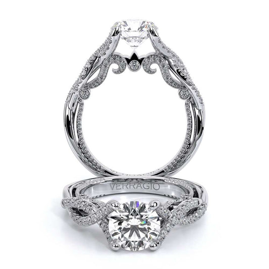 Verragio Pave Round Engagement Ring