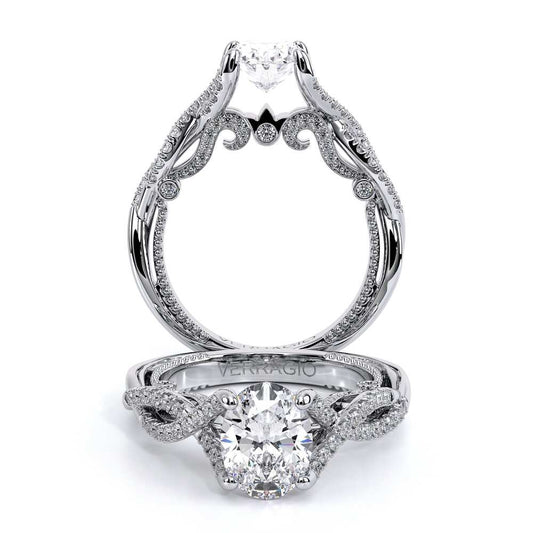 Verragio Pave Oval Engagement Ring