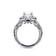 Verragio Three-Stone Oval Engagement Ring