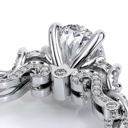 Verragio Three-Stone Oval Engagement Ring