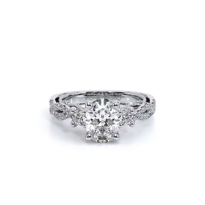 Verragio Three-Stone Oval Engagement Ring