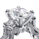 Verragio Three-Stone Oval Engagement Ring