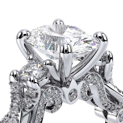 Verragio Three-Stone Oval Engagement Ring