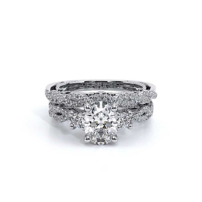 Verragio Three-Stone Oval Engagement Ring