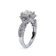 Verragio Halo Princess Engagement Ring