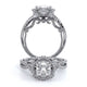 Verragio Halo Princess Engagement Ring