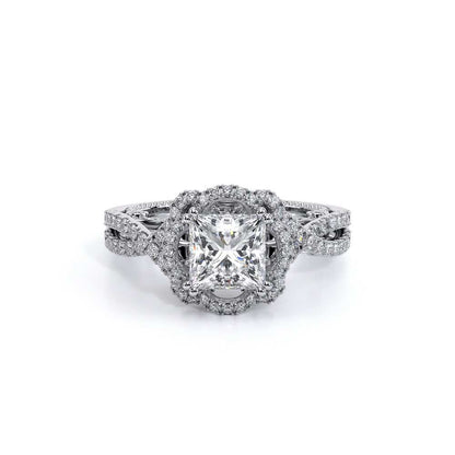 Verragio Halo Princess Engagement Ring