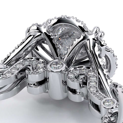 Verragio Halo Princess Engagement Ring