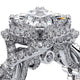 Verragio Halo Princess Engagement Ring