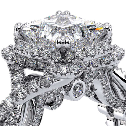 Verragio Halo Princess Engagement Ring