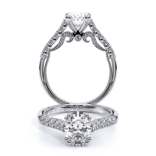 Verragio Pave Oval Engagement Ring