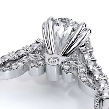 Verragio Pave Oval Engagement Ring