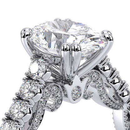 Verragio Pave Oval Engagement Ring