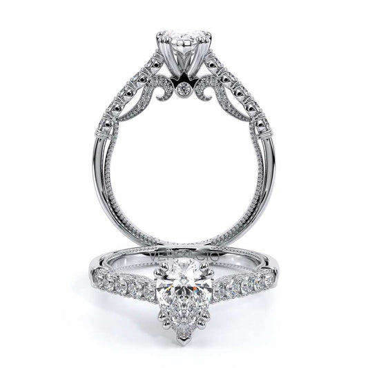 Verragio Pave Pear Engagement Ring