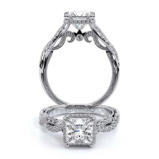 Verragio Halo Princess Engagement Ring