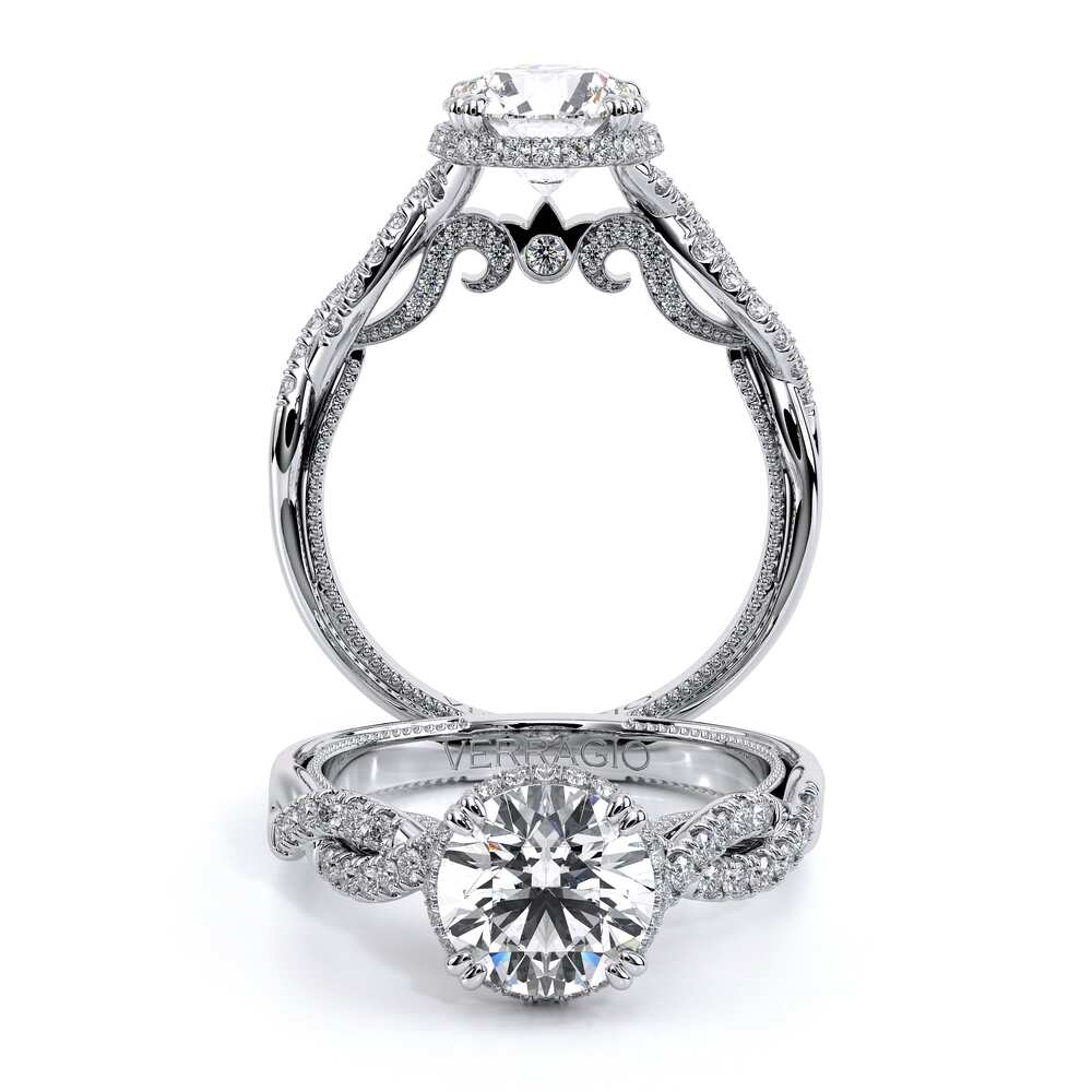 Verragio Halo Round Engagement Ring