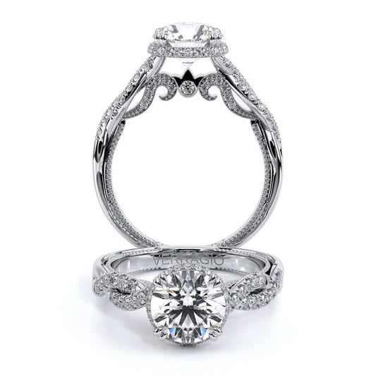 Verragio Halo Round Engagement Ring