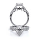 Verragio Halo Pear Engagement Ring