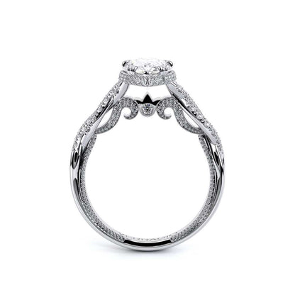 Verragio Halo Pear Engagement Ring