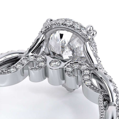 Verragio Halo Pear Engagement Ring