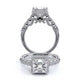 Verragio Halo Princess Engagement Ring