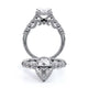 Verragio Halo Pear Engagement Ring