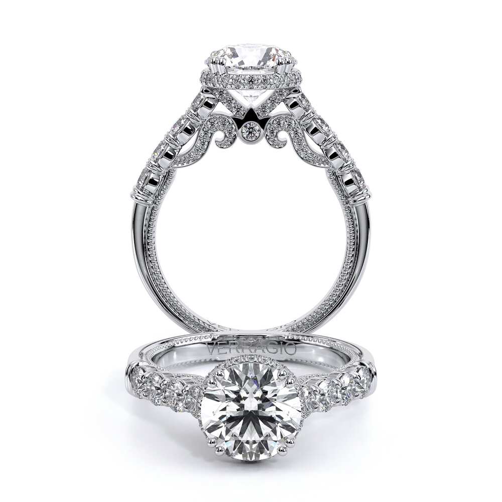 Verragio Halo Round Engagement Ring