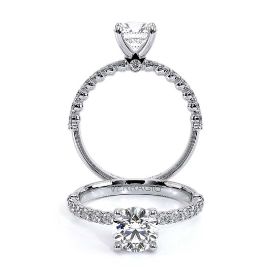 Verragio Pave Round Engagement Ring