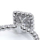 Verragio Halo Princess Engagement Ring