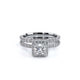 Verragio Halo Princess Engagement Ring