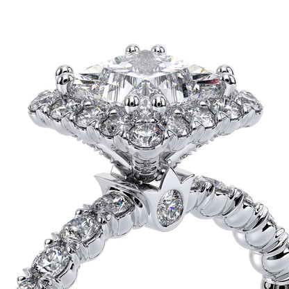 Verragio Halo Princess Engagement Ring