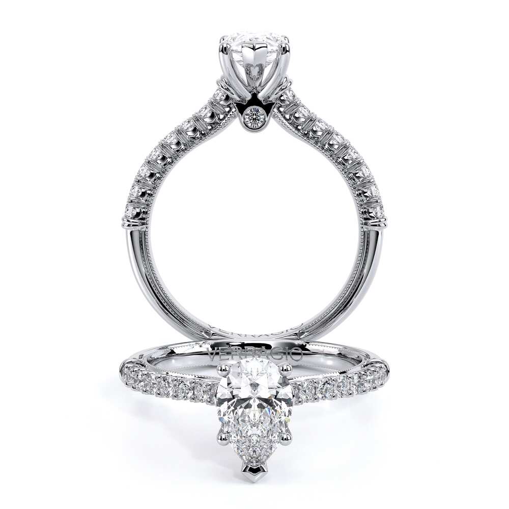 Verragio Solitaire Pear Engagement Ring