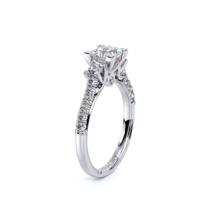 Verragio Three-Stone Princess Engagement Ring