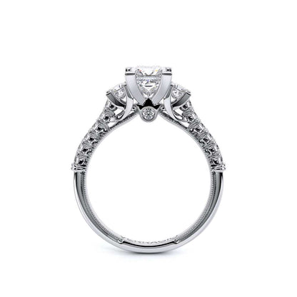 Verragio Three-Stone Princess Engagement Ring