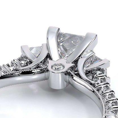 Verragio Three-Stone Princess Engagement Ring