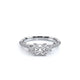 Verragio Three-Stone Princess Engagement Ring