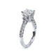 Verragio Three-Stone Princess Engagement Ring