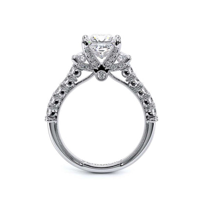 Verragio Three-Stone Princess Engagement Ring